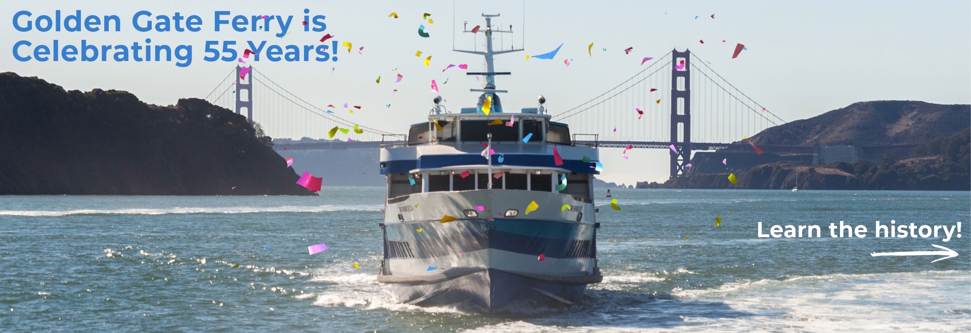 Golden Gate Ferry Celebrates 55 Years!