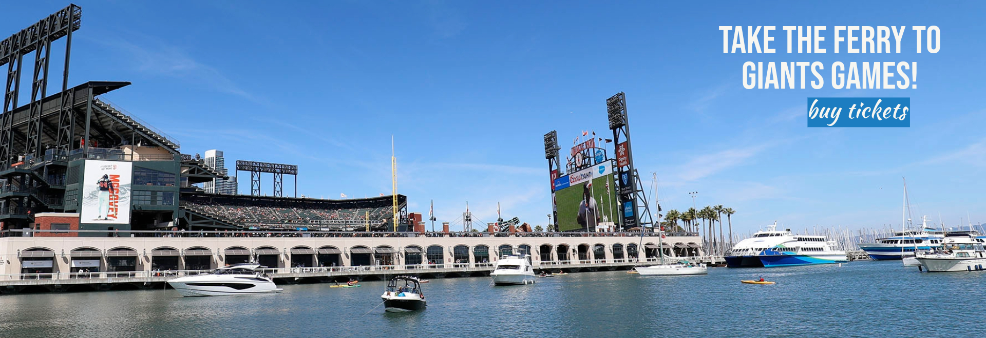 Take Golden Gate Ferry To Giants Games