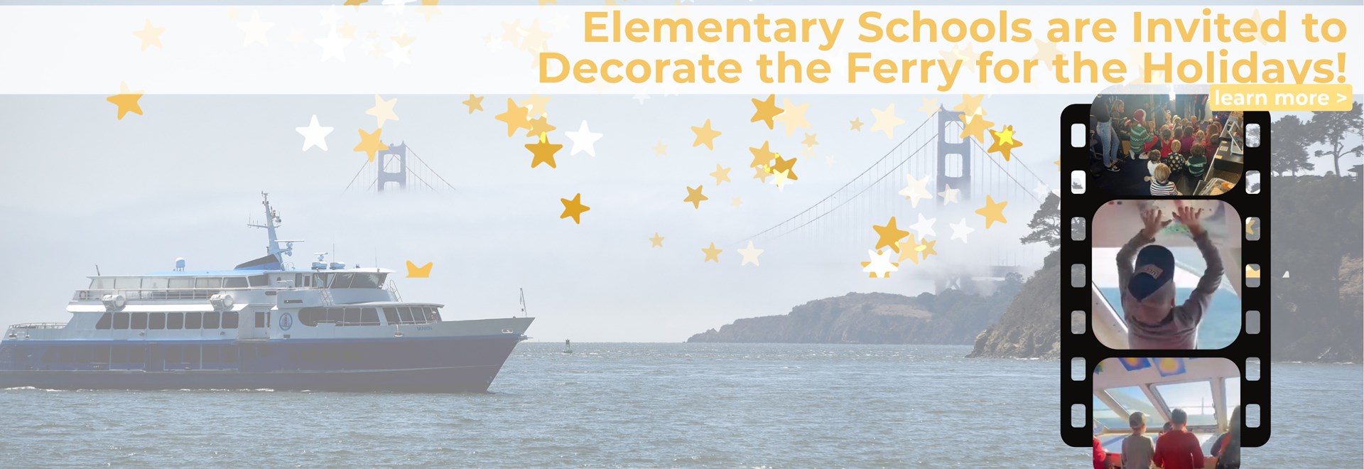Holiday Ferry Decorating for Elementary Schools