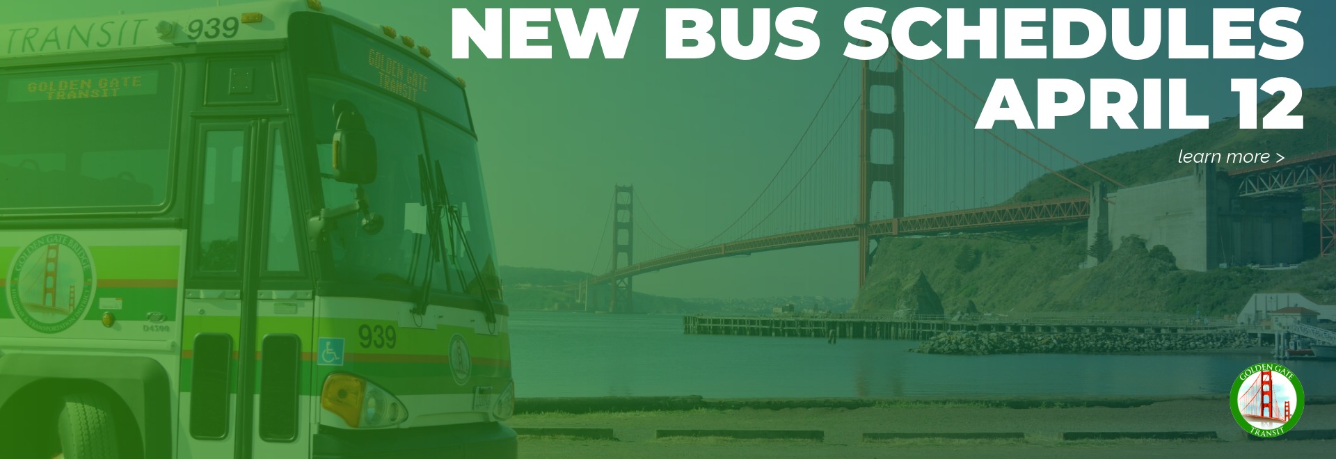 Golden Gate Transit April Schedule Changes 2026