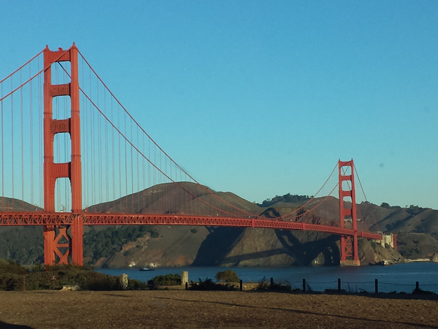 Golden Gate Bridge Photo Location - Battery East Parking Lot