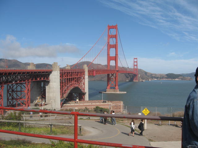 Golden Gate Bridge Photo Location - Southeast Flagpole